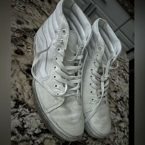 Vans White High-Top Sneakers